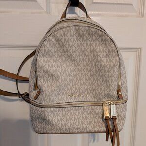 Michael Kors Signature Logo Backpack Purse